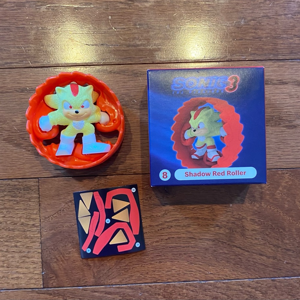 #8 Shadow Red‎ Roller Sonic McDonald's Toy